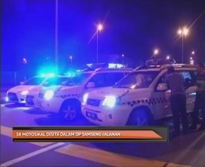 38 motosikal disita dalam Op Samseng jalanan
