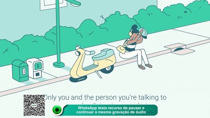 WhatsApp testa recurso de pausar e continuar a mesma gravação de áudio