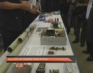 Pakar bom dan pengedar dadah ditahan