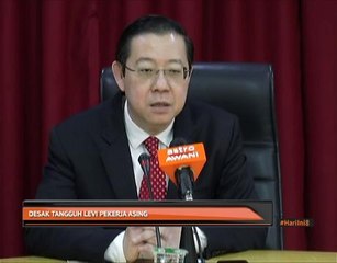 Desak tangguh levi pekerja asing