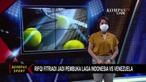 Tunggal Pertama Indonesia, Rifqi Fitriadi Jadi Pembuka di Laga Piala Davis Lawan Venezuela