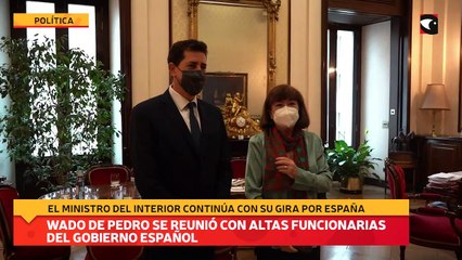 Wado De Pedro se reunió con altas funcionarias del gobierno español