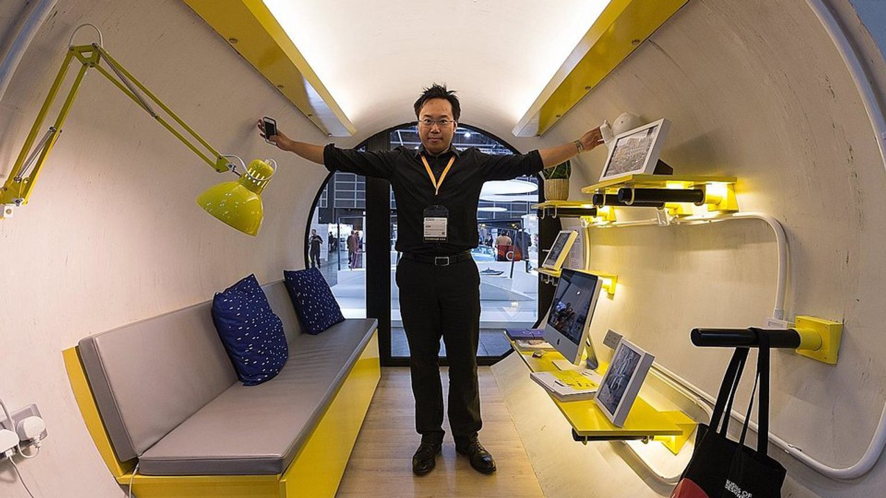 Hong Kong trop chère pour se loger, des architectes inventent des maisons dans des tubes de béton