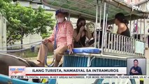 Ilang turista, namasyal sa Intramuros; Foreign tourists sa bansa, halos 50-K na; Ilang airlines, tatanggap na ng mga pasaherong nais mamasyal sa Singapore