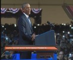 Barack Obama delivers last speech as US President