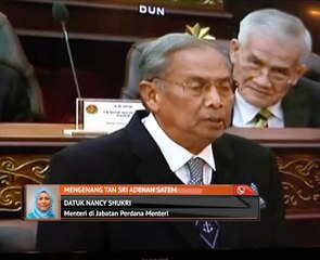 Remembering Adenan Satem: Reaction from Datuk Nancy Shukri