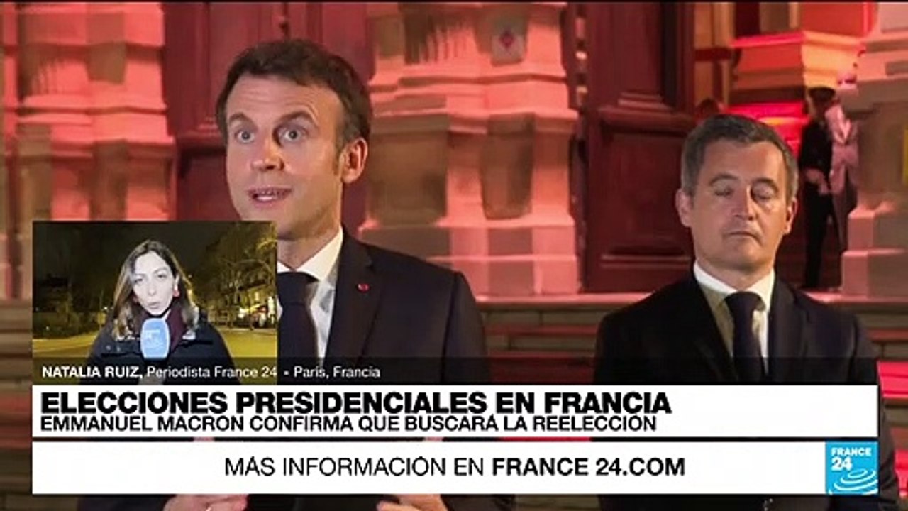 Informe desde París: Macron buscará ser reelegido en las presidenciales francesas
