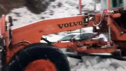 Antalya-Konya karayolunda kar yağışı başladı