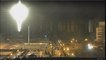 فيديو لما يعتقد أنه حريق في محطة زابوريجيا للطاقة النووية في #أوكرانيا #العربية