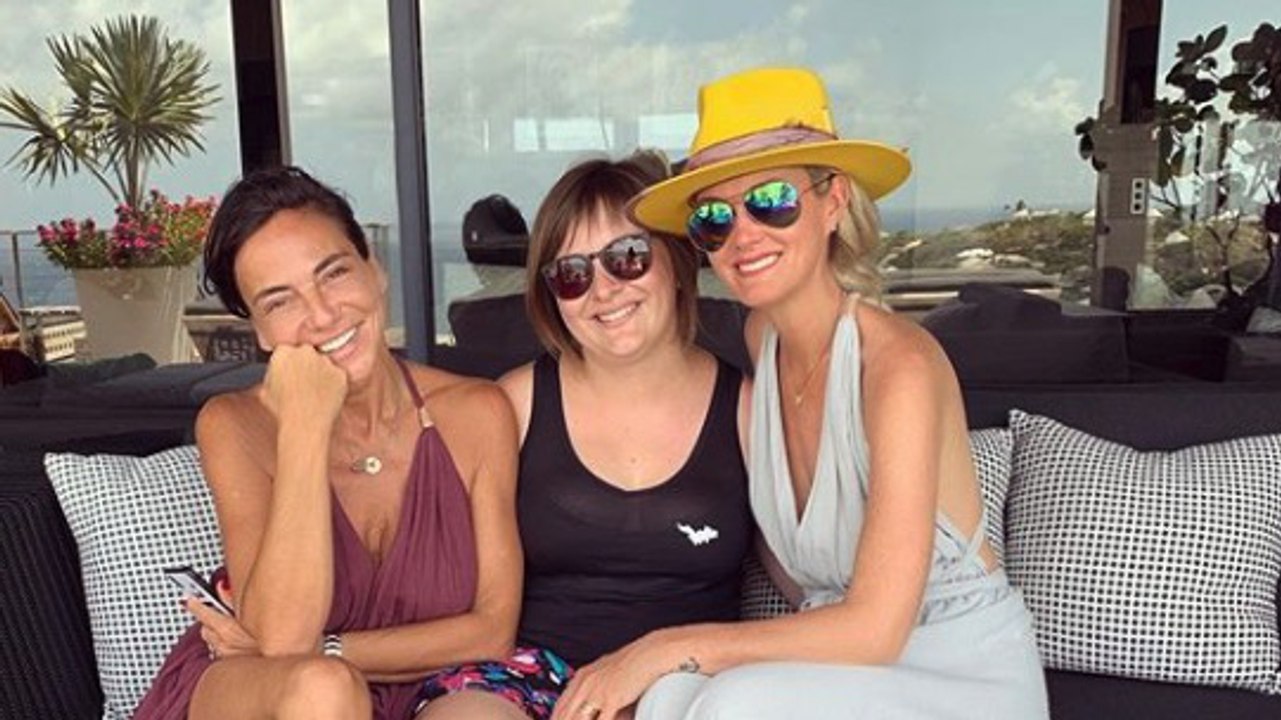 Laeticia Hallyday : ses vacances à Saint-Barth avec Sandra Sisley