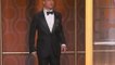 Brad Pitt is greeted with applause while Ryan Gosling and Sofia Vergara make jokes at the Golden Globes