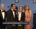 John Travolta thanks press for Golden Globe win backstage