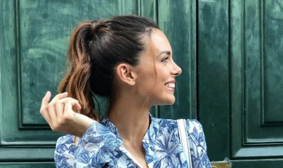 Marine Lorphelin : son déshabillé qui dévoile ses jolies courbes au soleil couchant