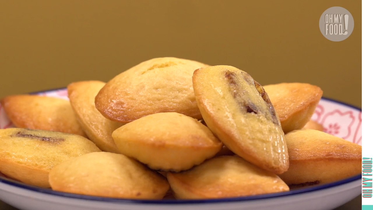 Recette facile : Les madeleines au coeur chocolaté