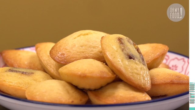 Recette facile : Les madeleines au coeur chocolaté