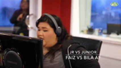 Jr VS Senior | Faiz VS Bila AF - Menyanyi