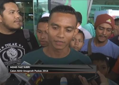 Anugerah Puskas 2016, Faiz Subri berlepas ke Zurich