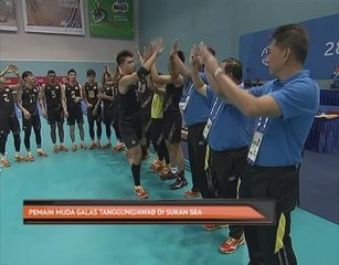 Pemain muda skuad bola tampar galas tanggungjawab di Sukan SEA Kuala Lumpur