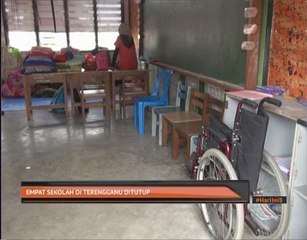 Empat sekolah di Terengganu ditutup