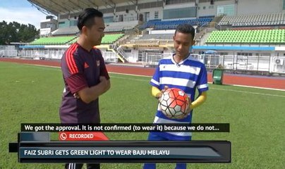Green light for Mohd Faiz Subri to wear Baju Melayu