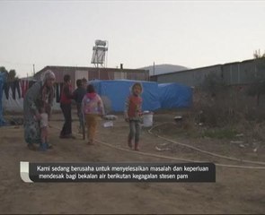 Penduduk awan Aleppo terima bantuan makanan dan air