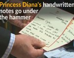 Letters by Princess Diana sell at auction