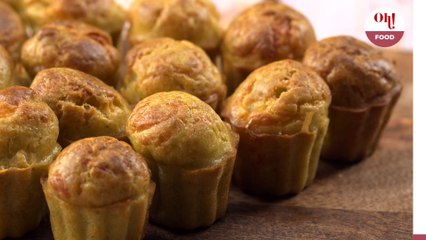 La délicieuse recette des mini cannelés salés au chèvre et au pesto