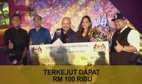 Harith Iskander terkejut dapat RM 100 ribu