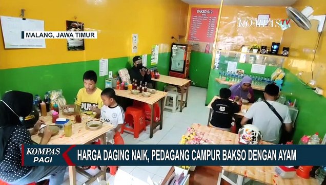 Di Tengah Naiknya Harga Daging Sapi, Penjual Bakso Campur Bakso dengan Daging Ayam