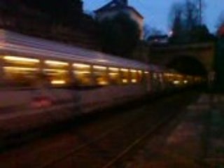 Départ de la BB16052 avec ses 11 voitures cic