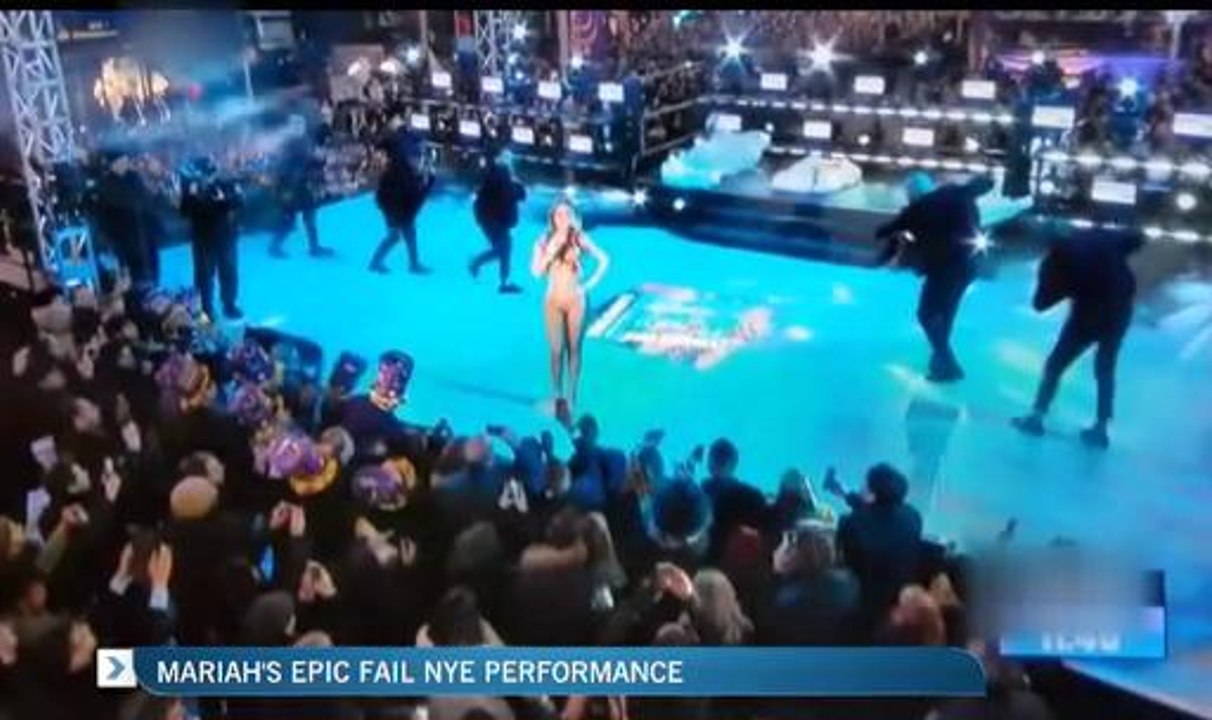 Mariah's epic fail NYE performance