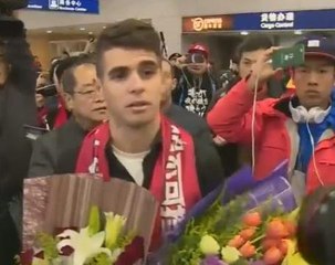 Brazil's Oscar arrives in Shanghai to join SIPG