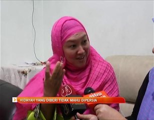 Hidayah yang diberi tidak mahu dipersia