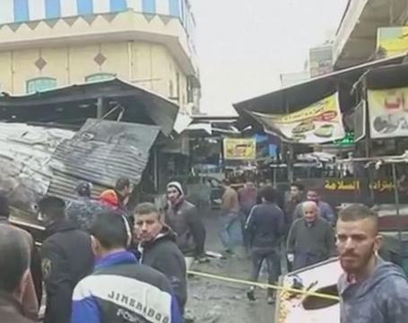 Two blasts in central Baghdad kill at least 27 - police