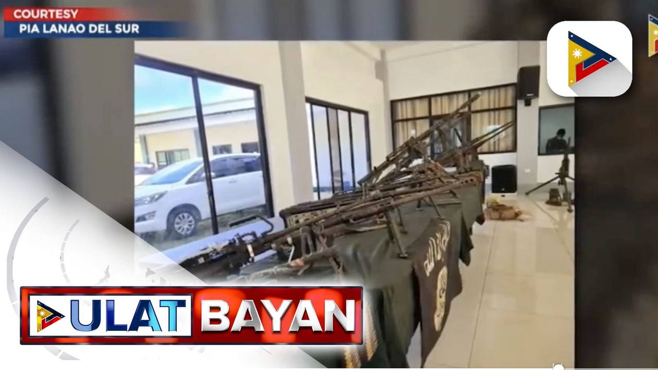 Iba't-ibang armas at pampasabog, nakumpiska ng 103rd brigade mula sa engkwentro sa mga rebelde sa Lanao del Norte