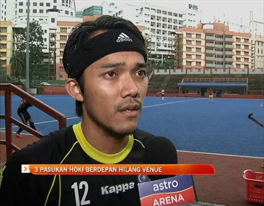 Tiga pasukan hoki berdepan hilang venue