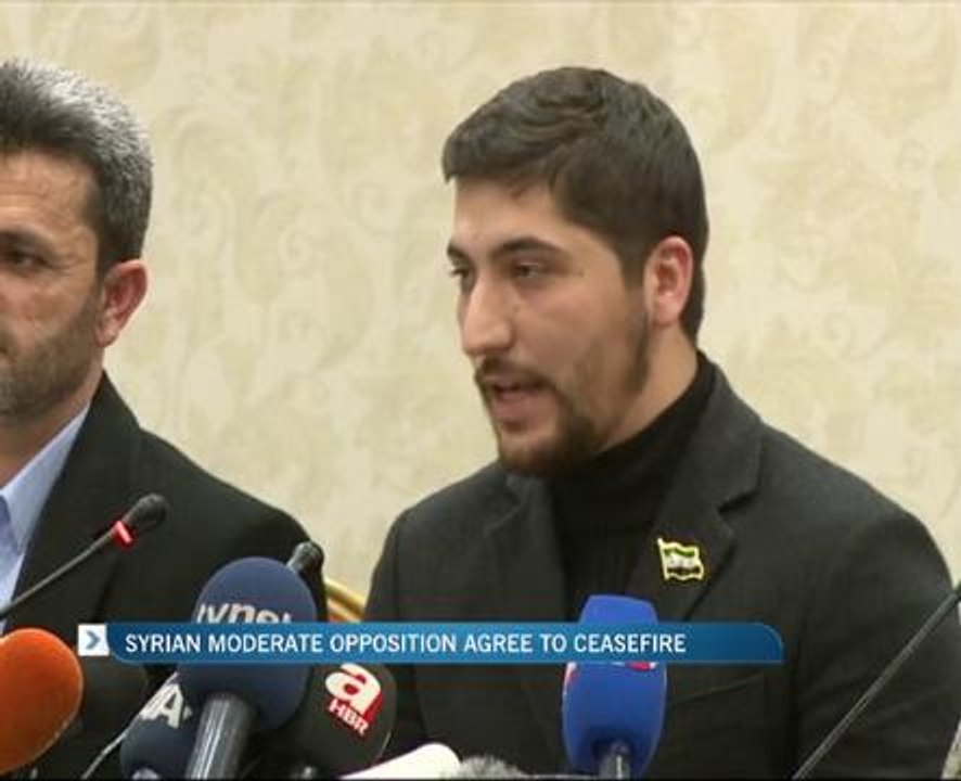 Syrian moderate opposition agree to ceasefire