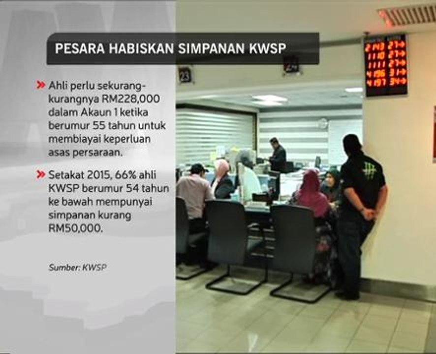Pesara habiskan simpanan KWSP