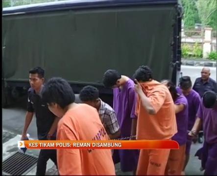 Kes tikam polis: reman disambung