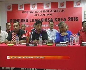 KAFA kekal pendirian tarik diri