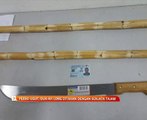 Peras ugut, dua Ah Long ditahan dengan senjata tajam