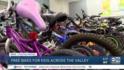 Bob’s Free Bikes refurbishes old bikes for children in need