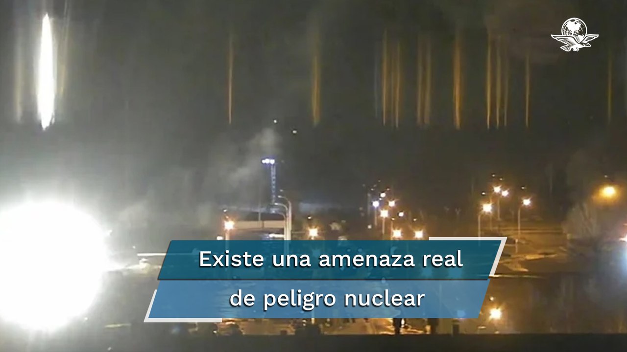 "¡Amenaza a la seguridad mundial!", se incendia mayor planta nuclear de Europa tras disparos rusos