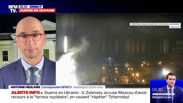 Guerre en Ukraine: après le bombardement de la centrale nucléaire de Zaporijjia, Joe Biden suit de très près la situation