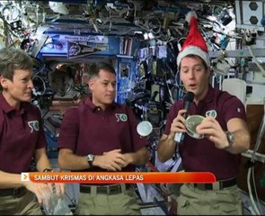 Sambut Krismas di angkasa lepas