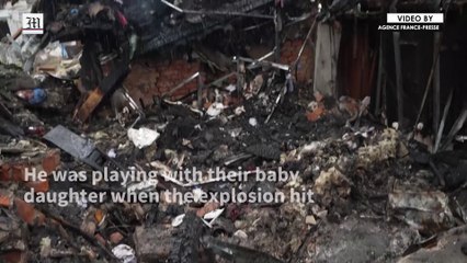 Man hopes wife "is in heaven" after Russian missile strikes home