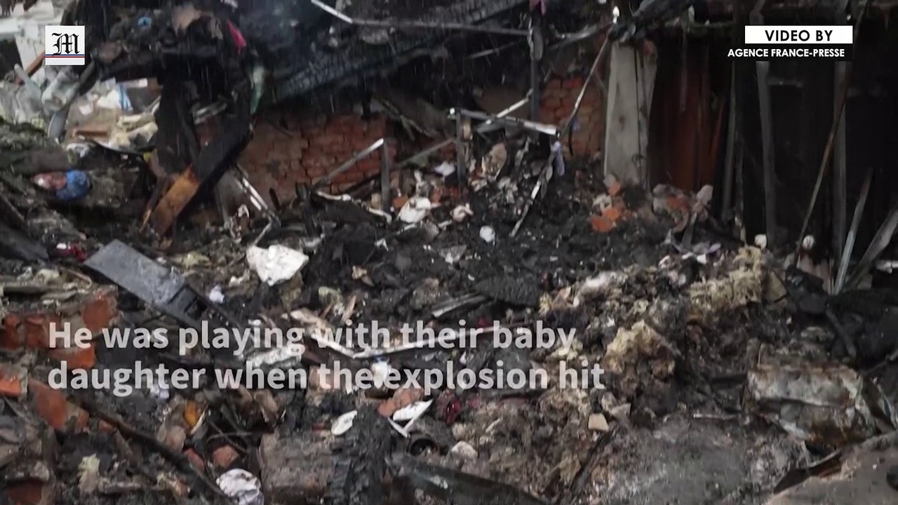 Man hopes wife "is in heaven" after Russian missile strikes home