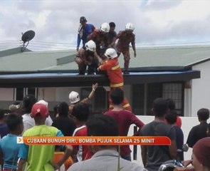 Cubaan bunuh diri, bomba pujuk selama 25 minit