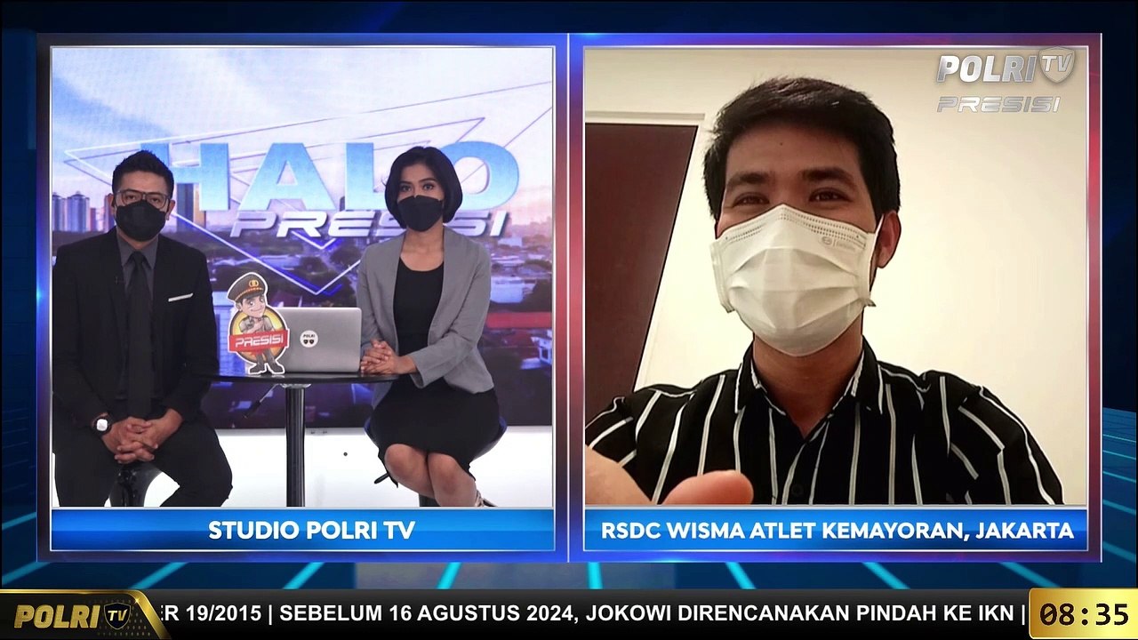 Live Dialog Rahmat Laka Tenaga Kesehatan Di RSDC Wisma Atlet.