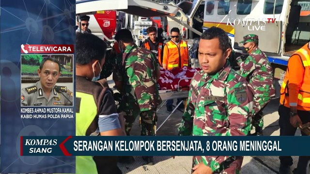 Kelompok Bersenjata Papua Serang Pekerja PPT, 8 Orang Tewas